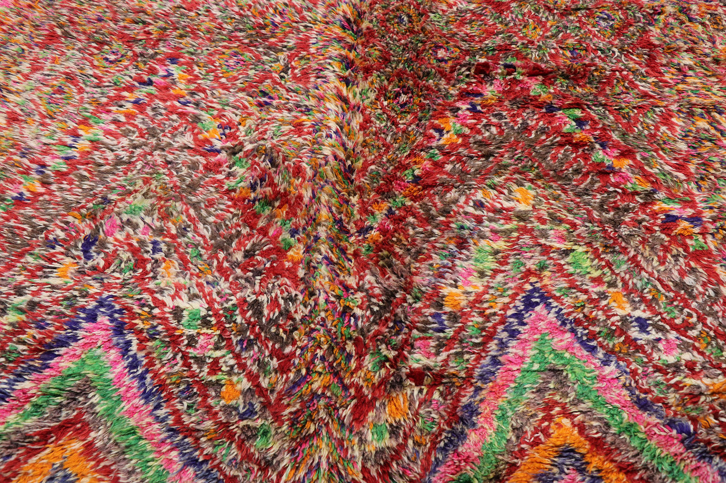 6 x 13 Vintage Red Beni MGuild Moroccan Rug 21210