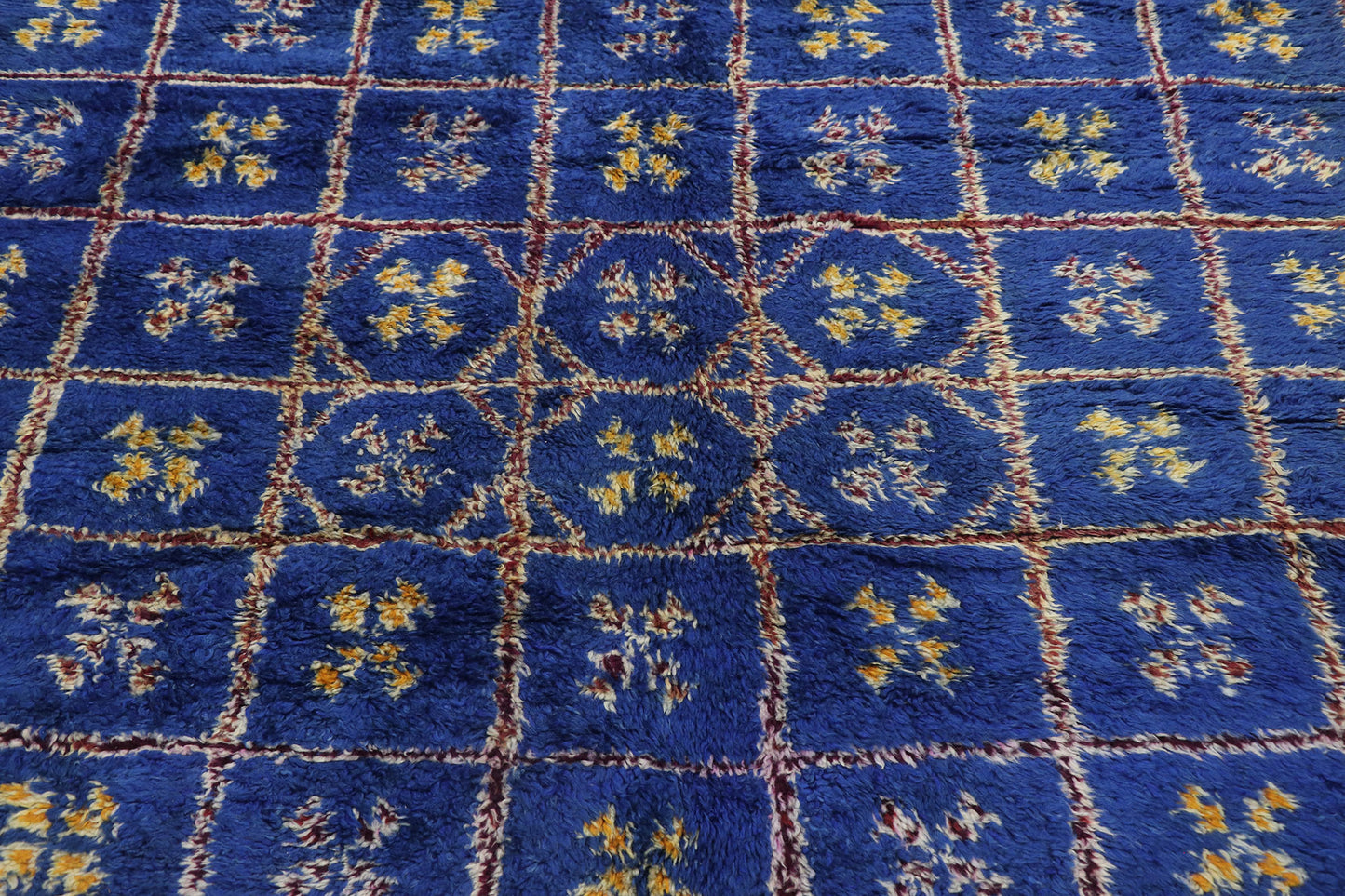 6 x 14 Vintage Blue Beni MGuild Moroccan Rug 21217