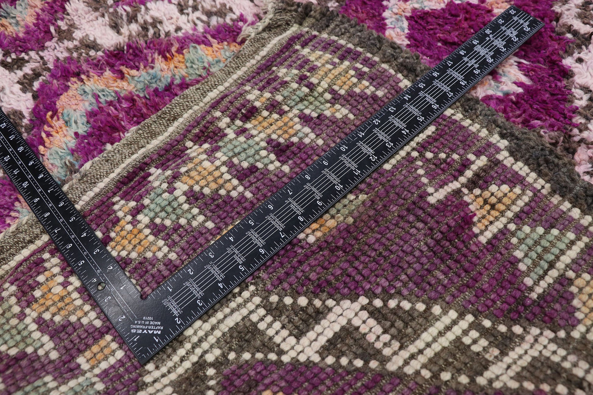 8 x 11 Vintage Purple Moroccan Rug 21221