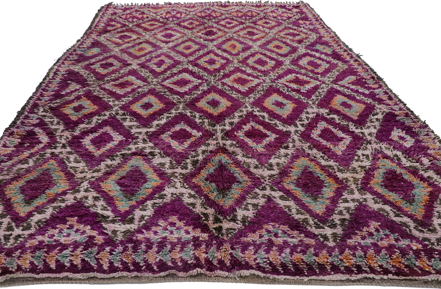 8 x 11 Vintage Purple Moroccan Rug 21221