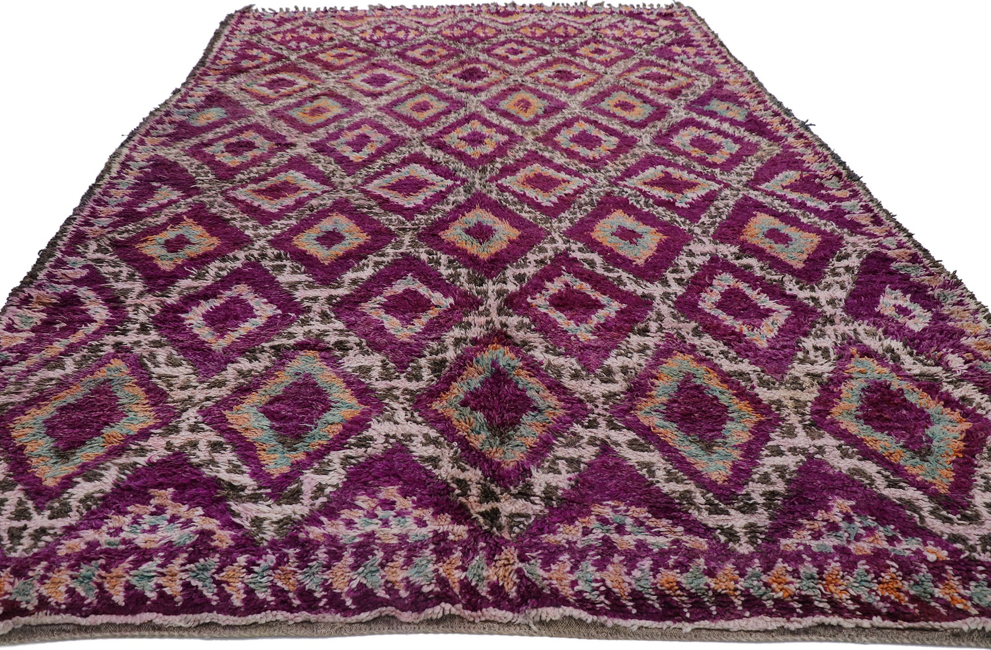 8 x 11 Vintage Purple Moroccan Rug 21221