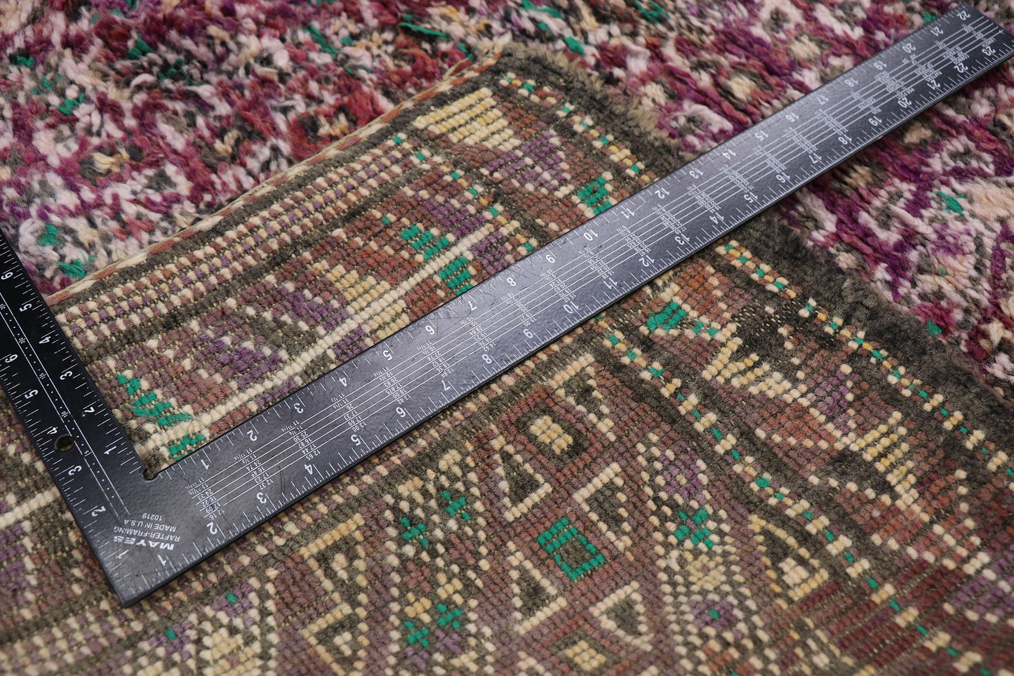 7 x 11 Vintage Purple Moroccan Rug 21222