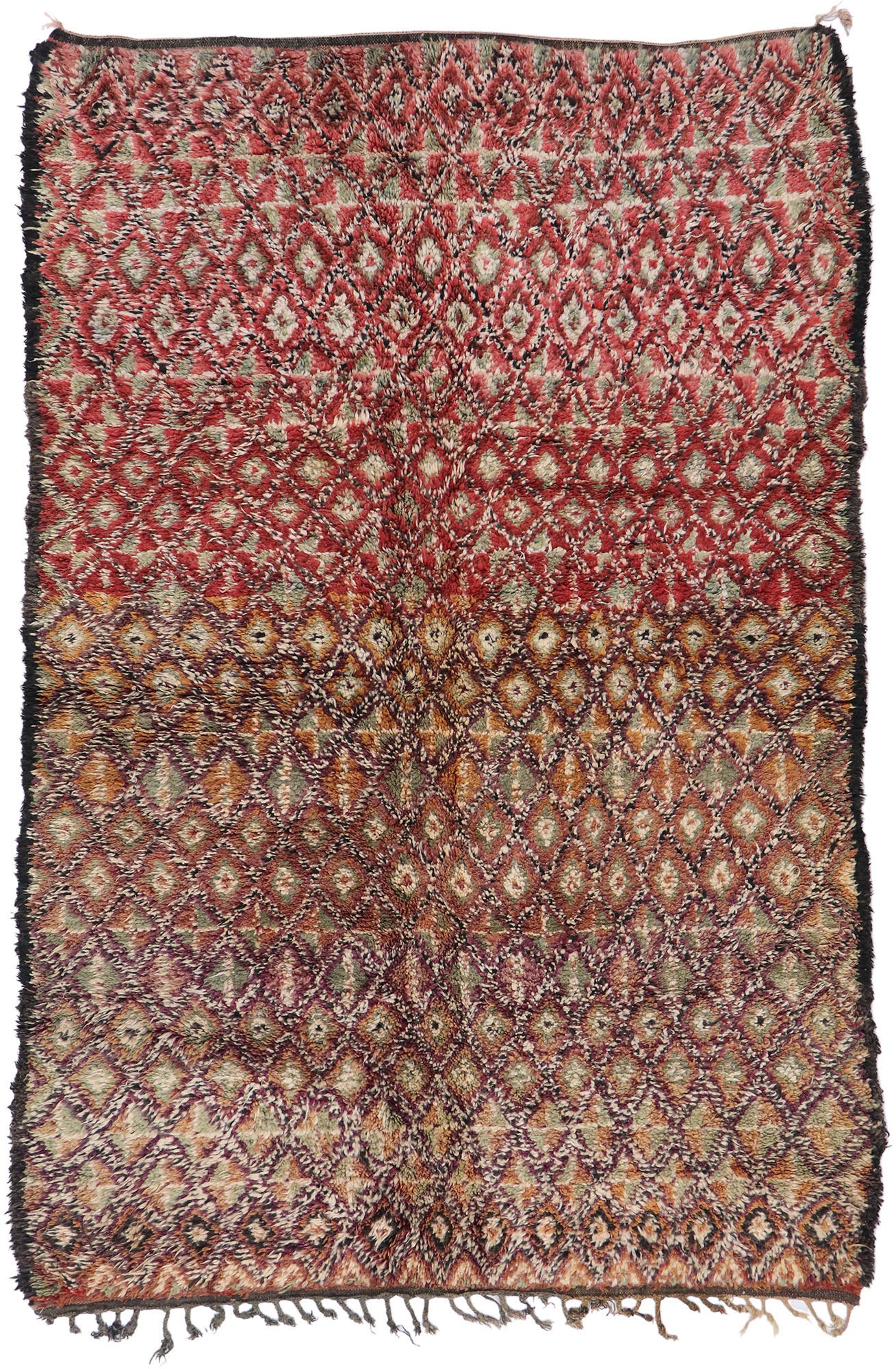 6 x 9 Vintage Moroccan Rug 21225