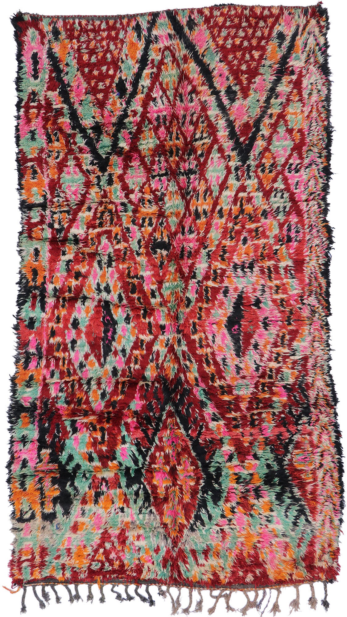 6 x 11 Vintage Beni MGuild Moroccan Rug 21232