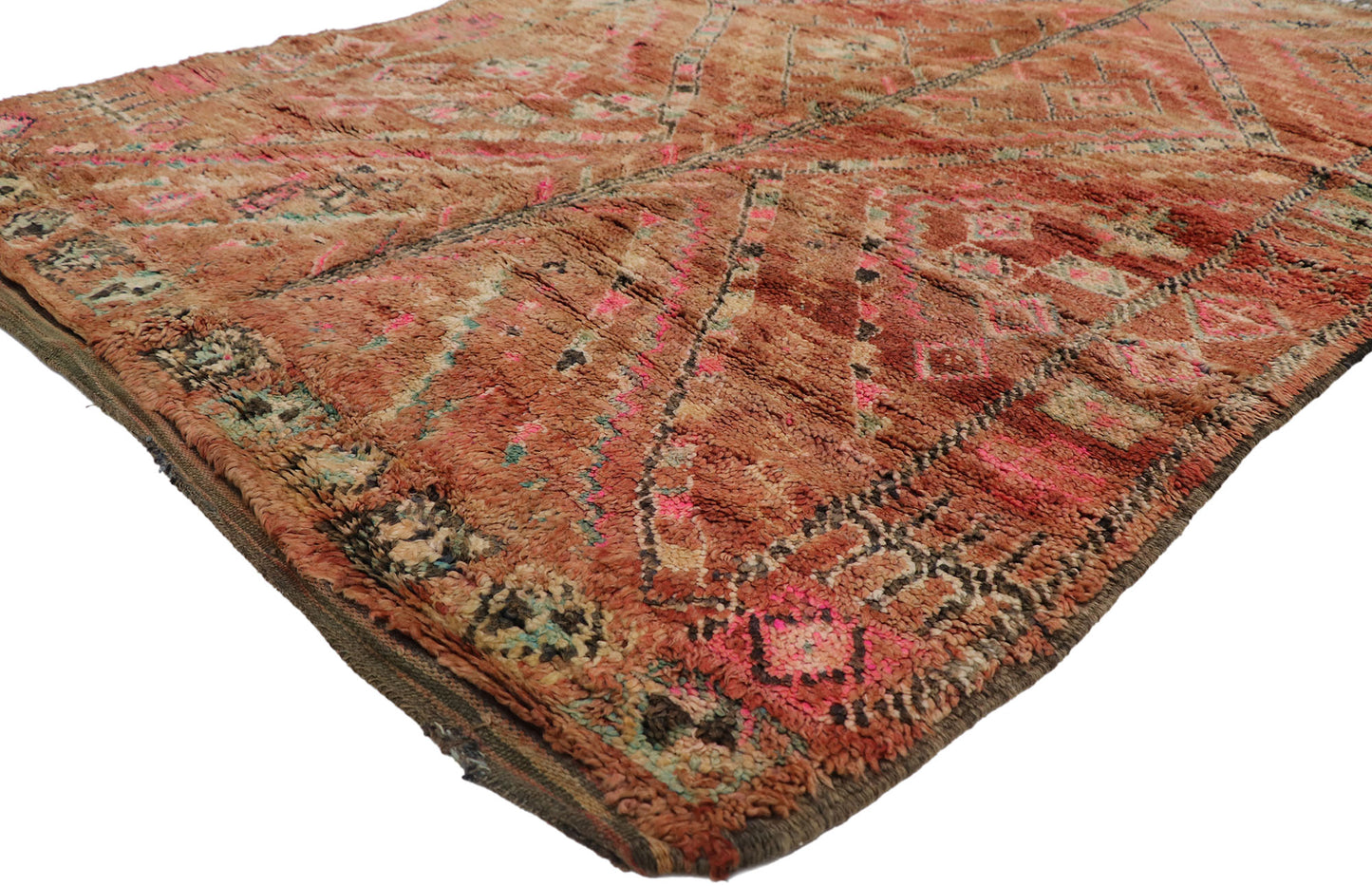 5 x 7 Vintage Boujad Moroccan Rug 21236