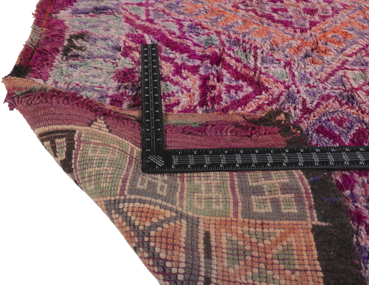 7 x 13 Vintage Moroccan Beni M'Guild Rug 21238