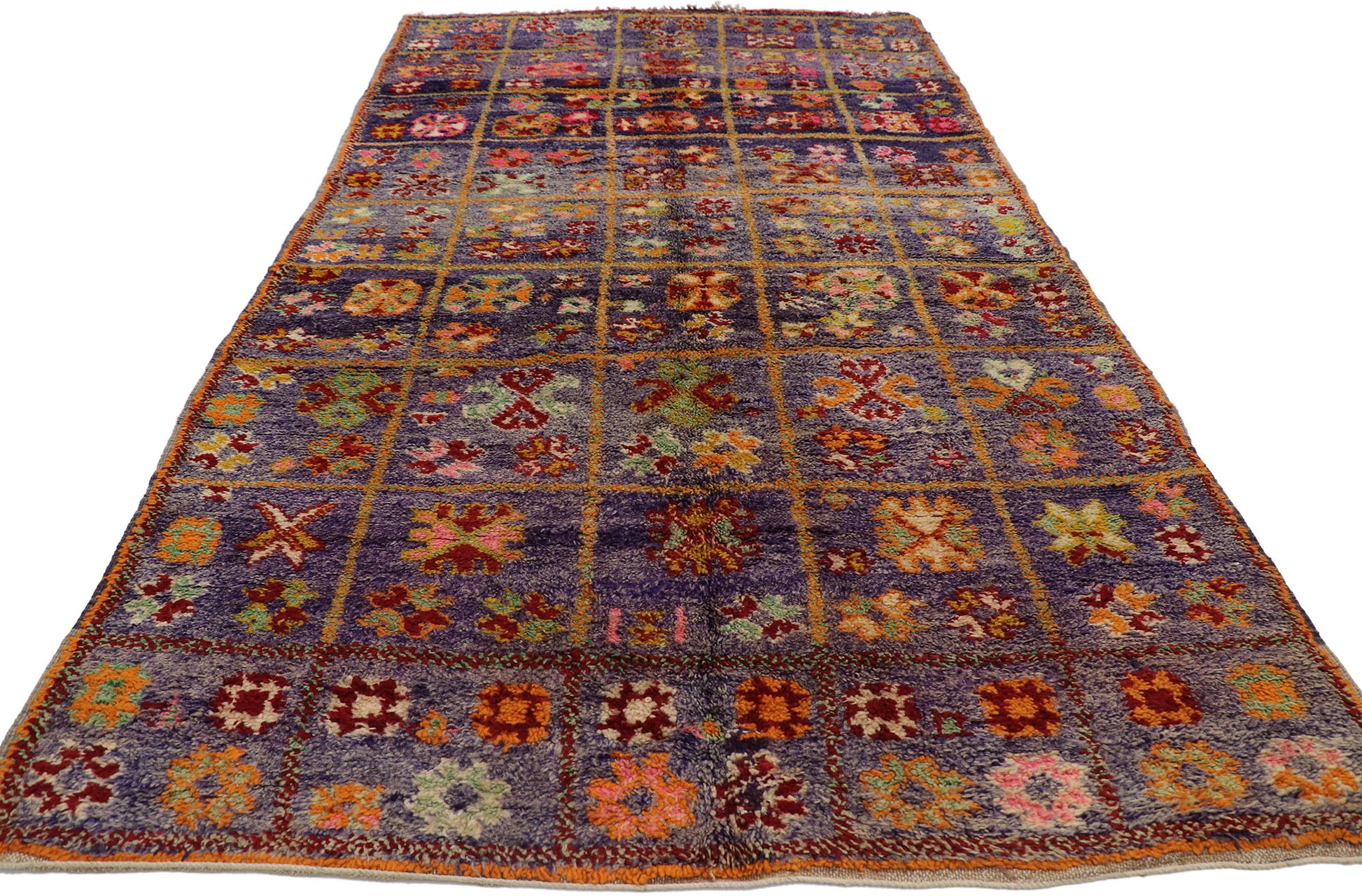 5 x 9 Vintage Boujad Moroccan Rug 21240