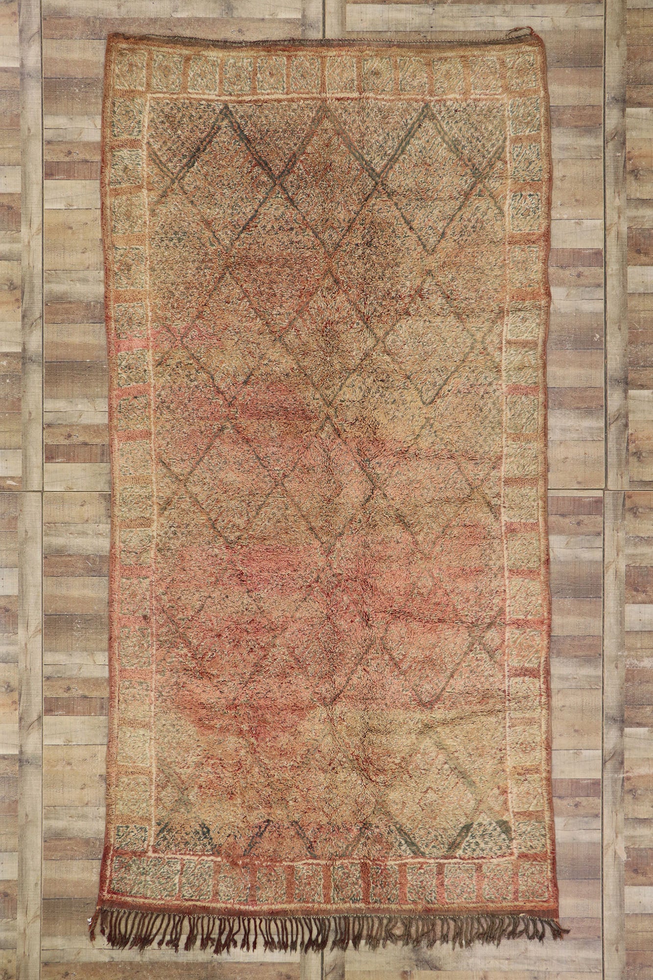 6 x 12 Vintage Zayane Moroccan Rug 21251