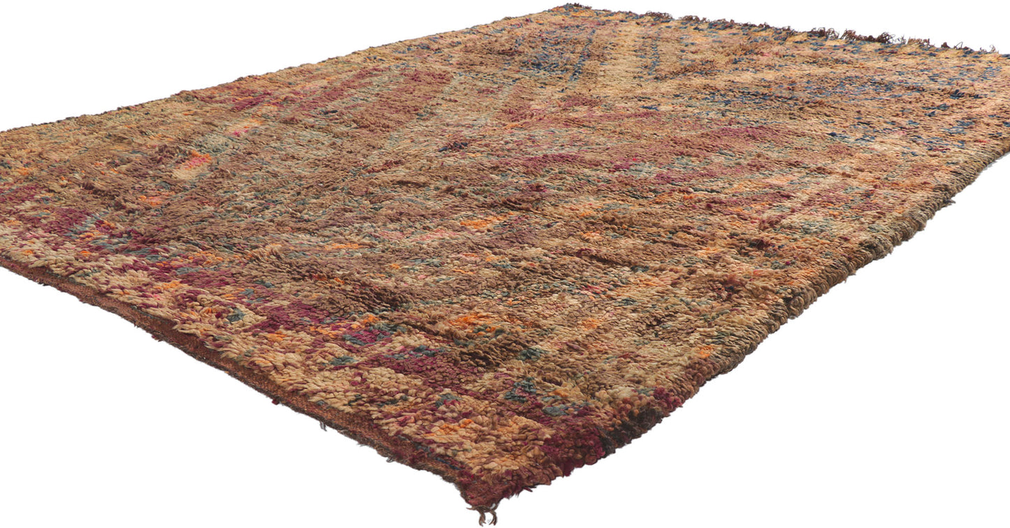 6 x 8 Vintage Beni MGuild Moroccan Rug 21255