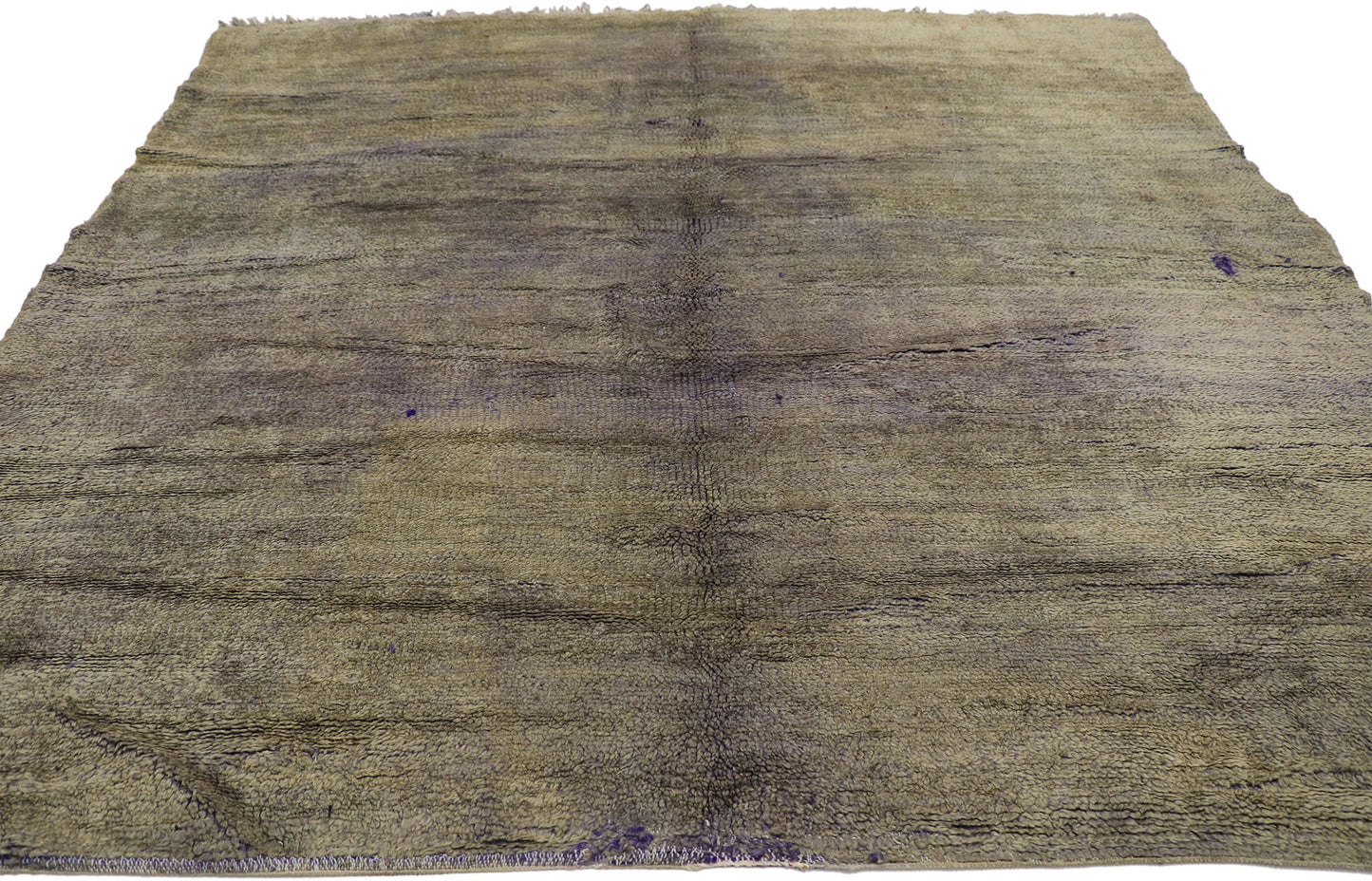 7 x 7 Vintage Purple Beni Mrirt Moroccan Rug 21257