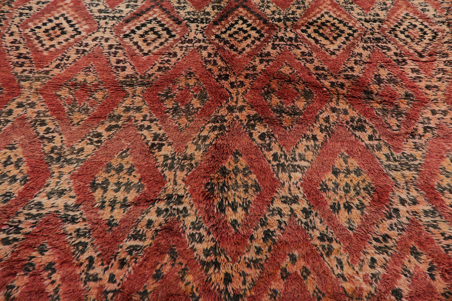 6 x 12 Vintage Moroccan Beni Ourain Rug 21263