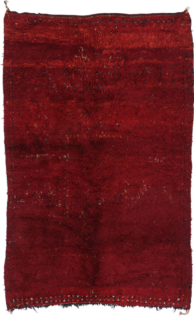 7 x 10 Vintage Red Beni MGuild Moroccan Rug 21270