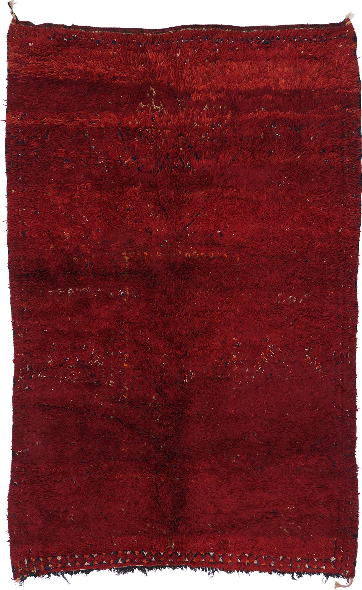 7 x 10 Vintage Red Beni MGuild Moroccan Rug 21270