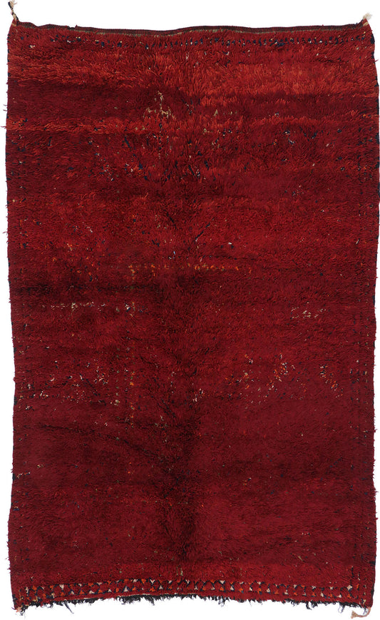 7 x 10 Vintage Red Beni MGuild Moroccan Rug 21270