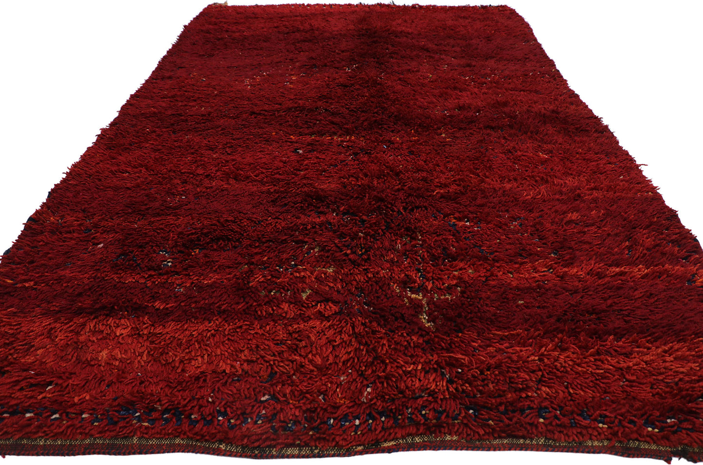 7 x 10 Vintage Red Beni MGuild Moroccan Rug 21270