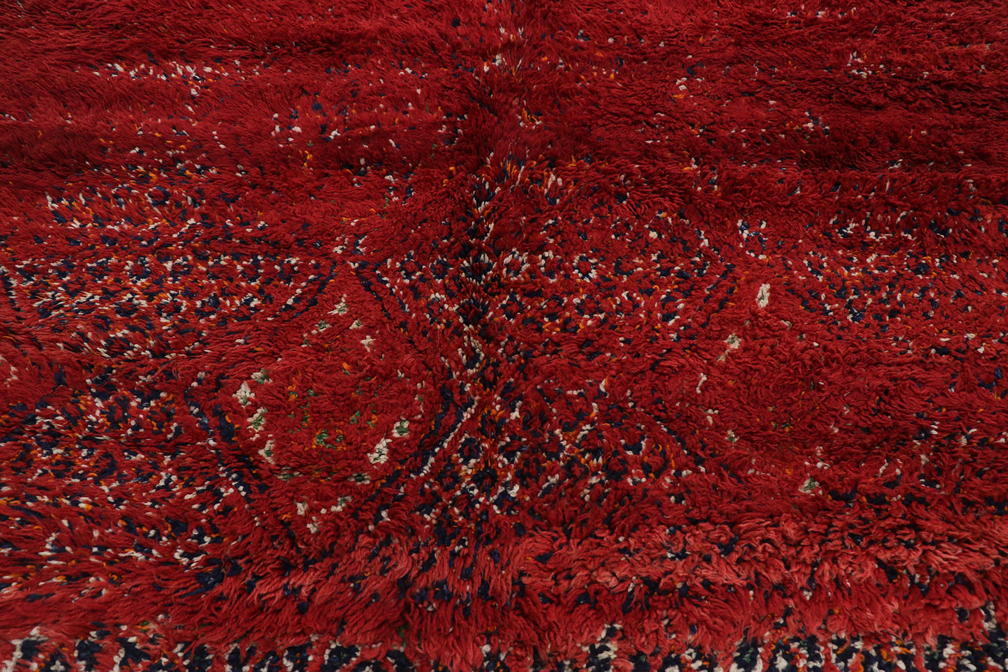 6 x 10 Vintage Red Moroccan Rug 21274