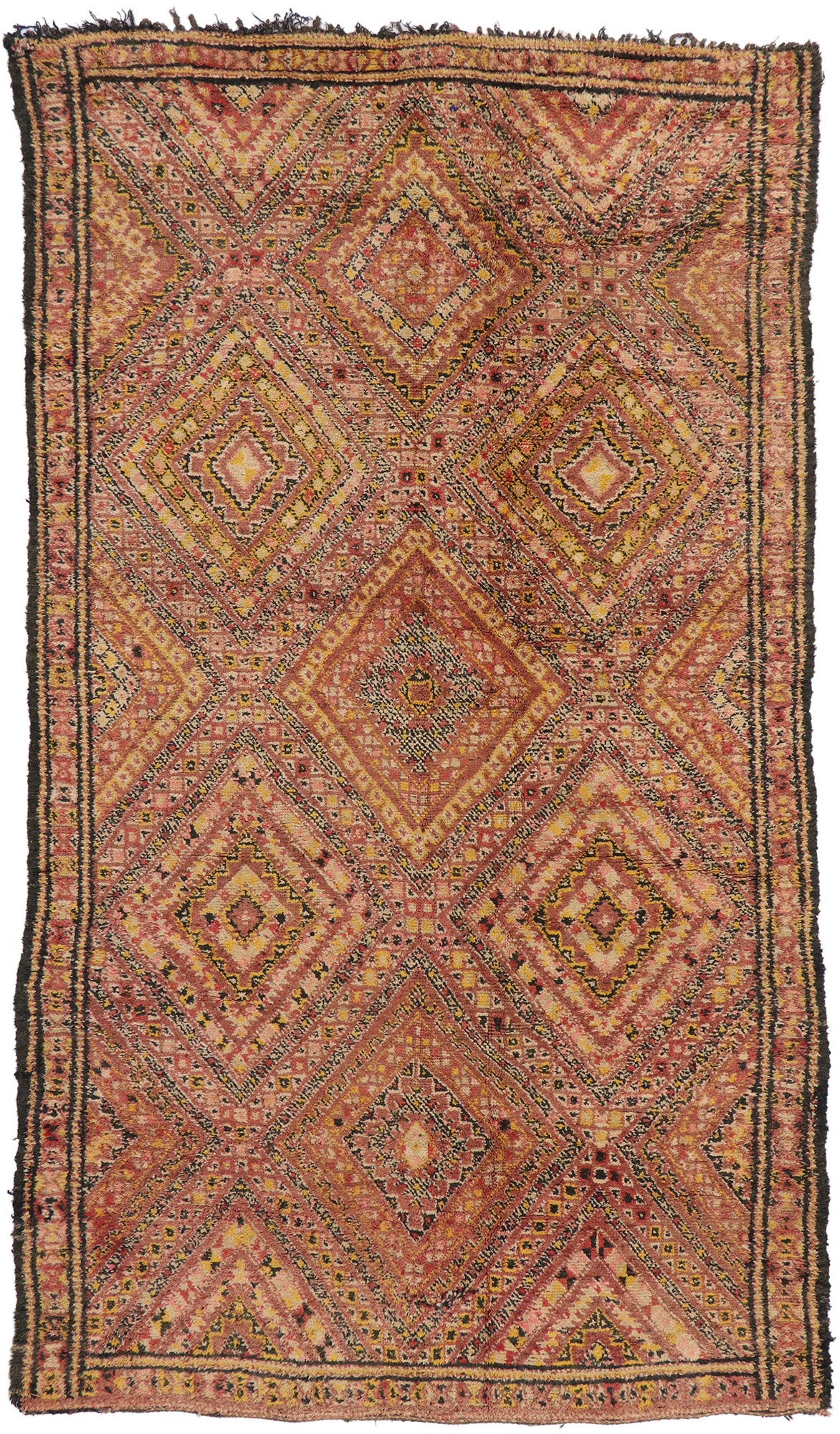 7 x 12 Vintage Beni MGuild Moroccan Rug 21277