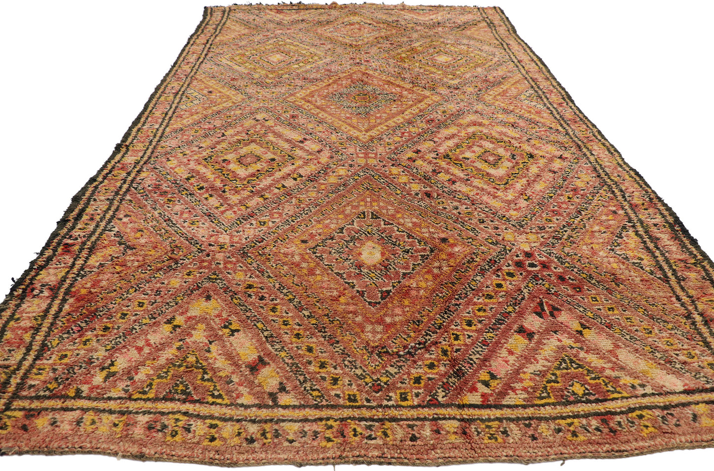 7 x 12 Vintage Beni MGuild Moroccan Rug 21277
