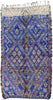 7 x 12 Vintage Blue Moroccan Rug 21279