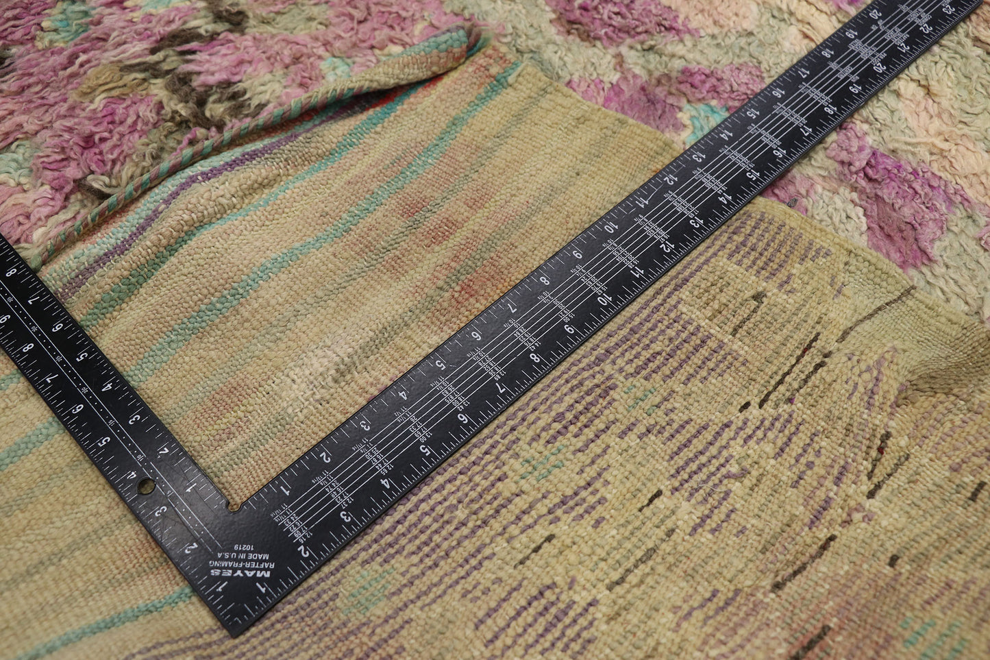 6 x 9 Vintage Purple Talsint Moroccan Rug 21281