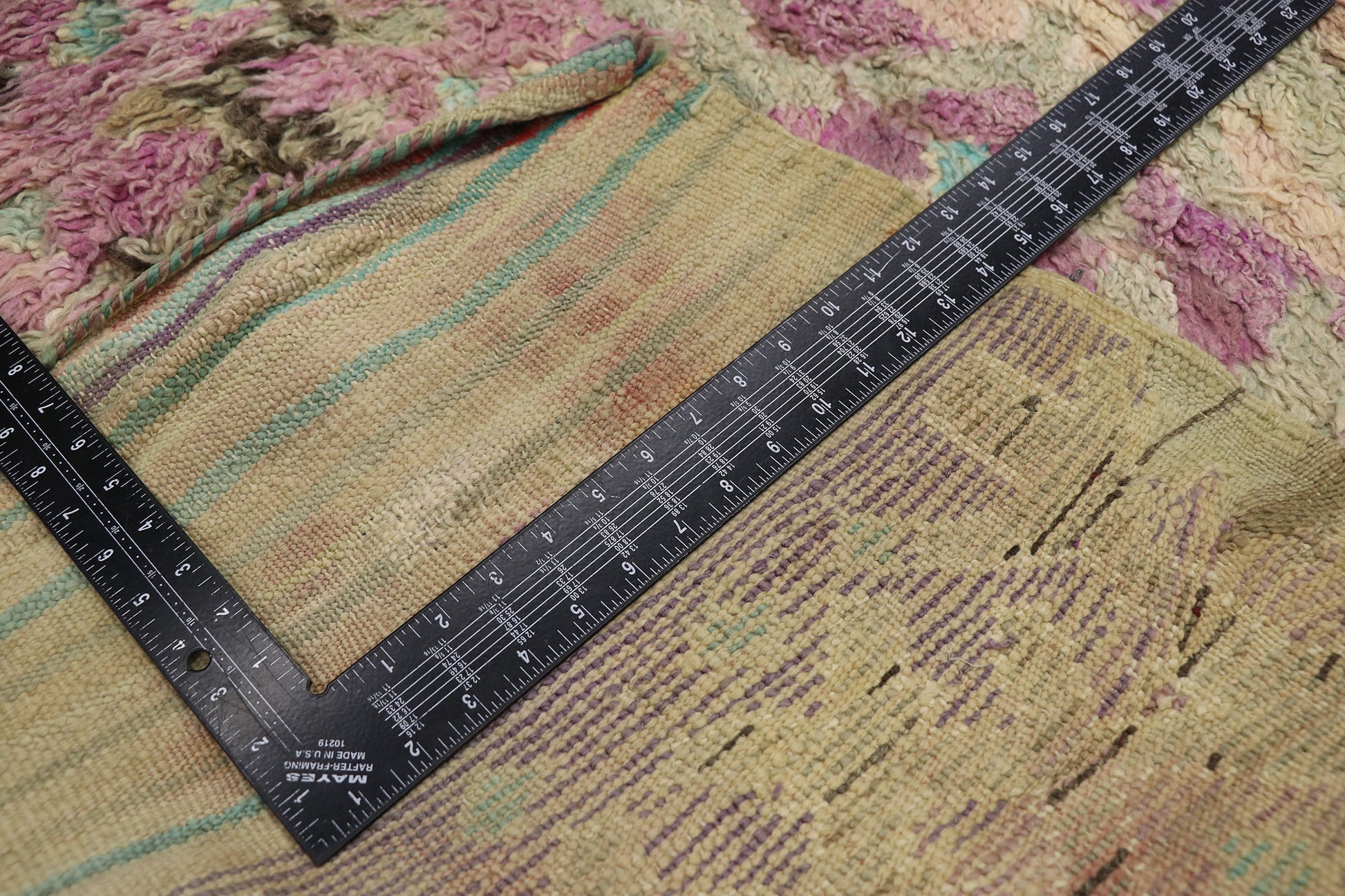 6 x 9 Vintage Purple Talsint Moroccan Rug 21281
