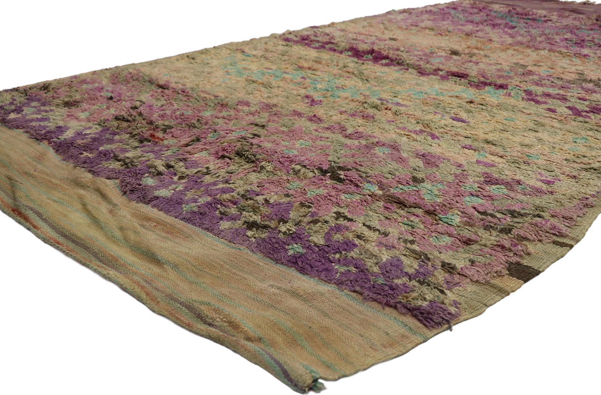 6 x 9 Vintage Purple Talsint Moroccan Rug 21281