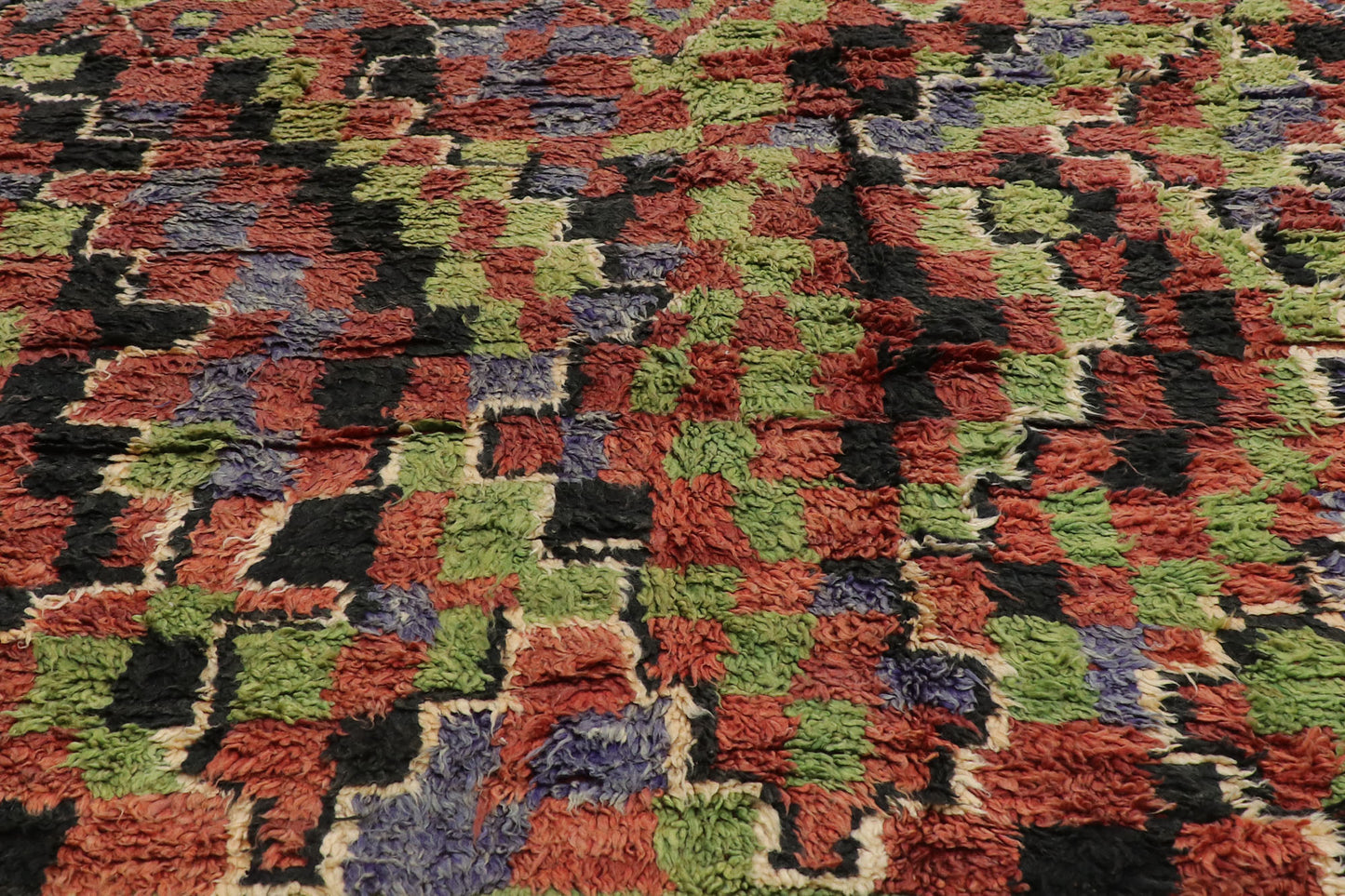 7 x 11 Vintage Moroccan Rug 21295