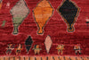 6 x 10 Vintage Red Moroccan Rug 21306