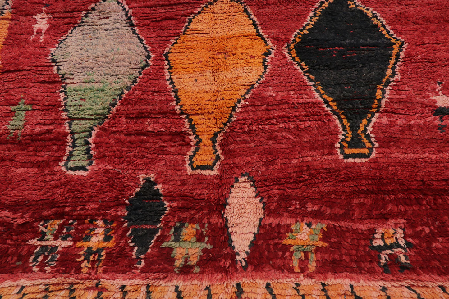 6 x 10 Vintage Red Moroccan Rug 21306