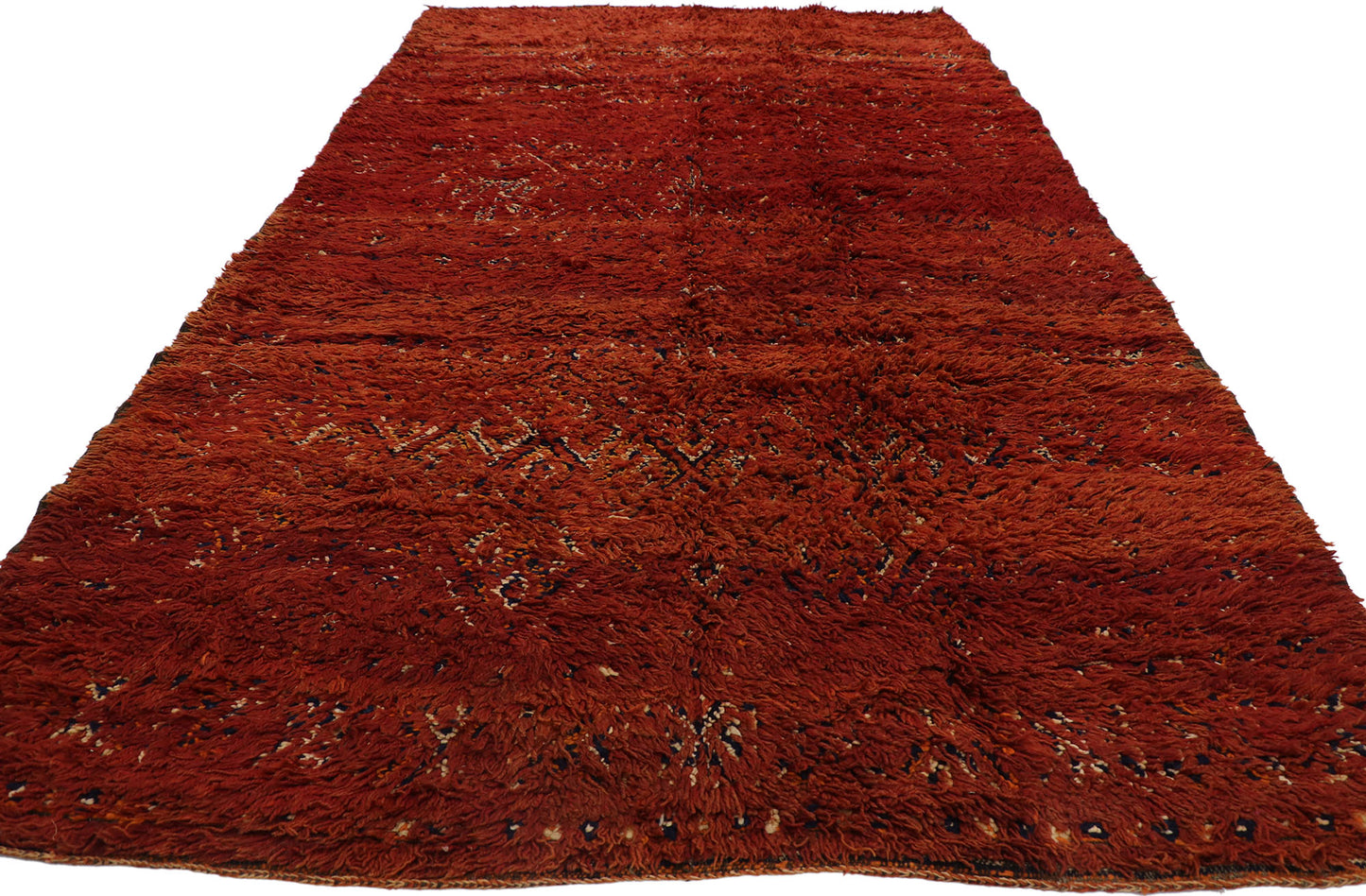 6 x 11 Vintage Red Moroccan Rug 21307