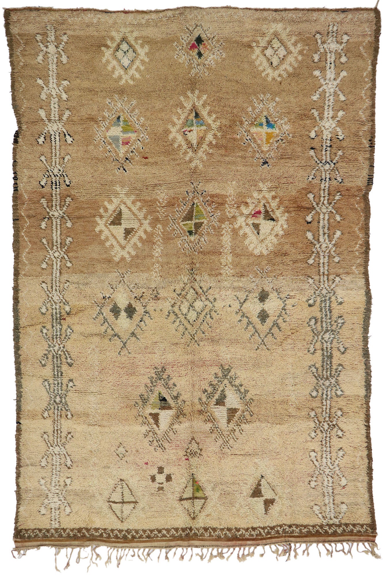 7 x 10 Vintage Beni MGuild Moroccan Rug 21313