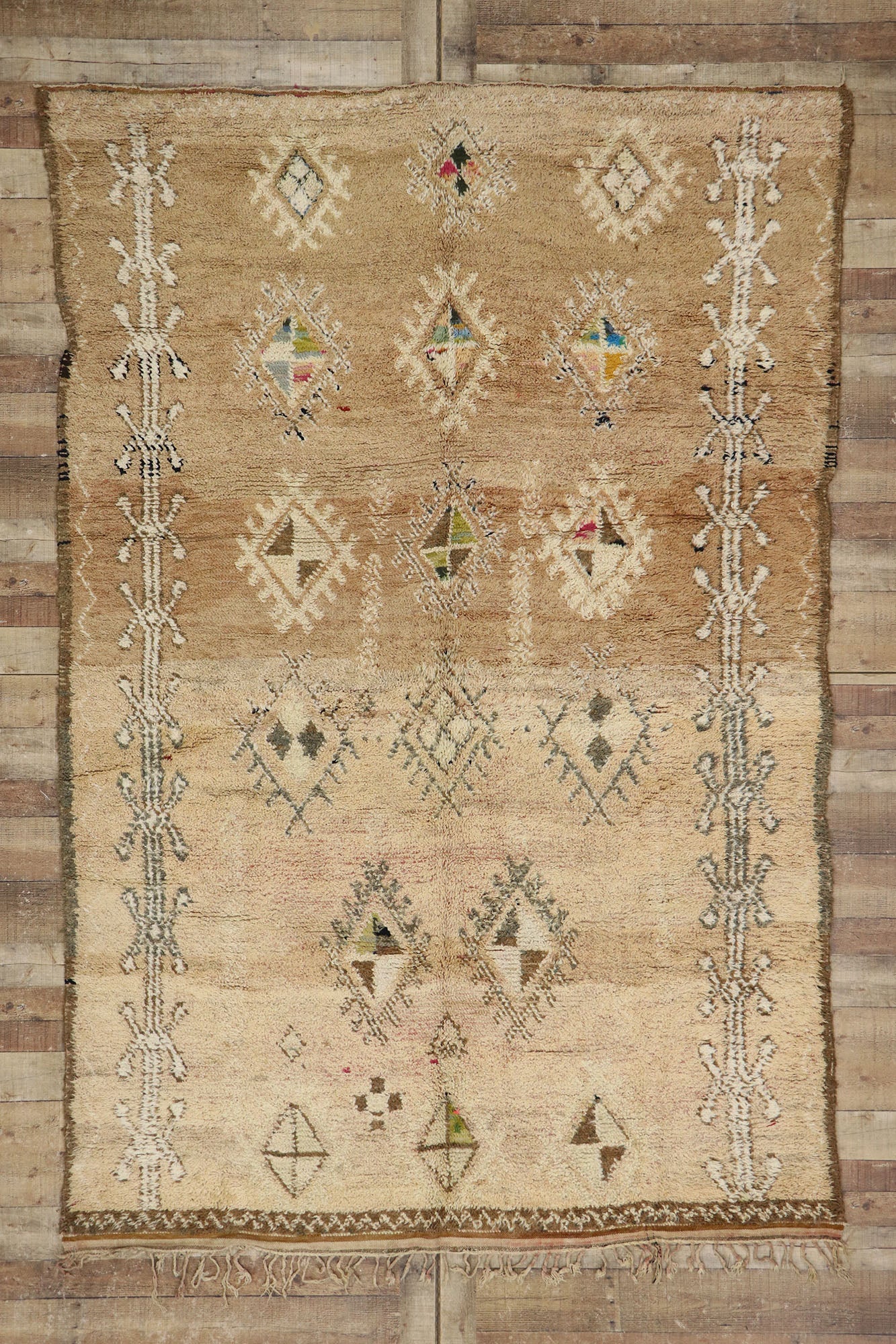 7 x 10 Vintage Beni MGuild Moroccan Rug 21313
