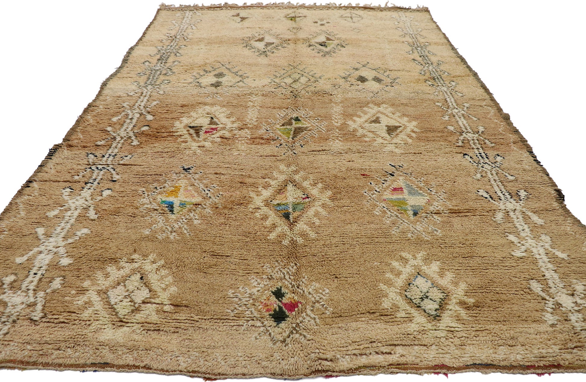 7 x 10 Vintage Beni MGuild Moroccan Rug 21313