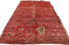6 x 9 Vintage Red Boujad Moroccan Rug 21315