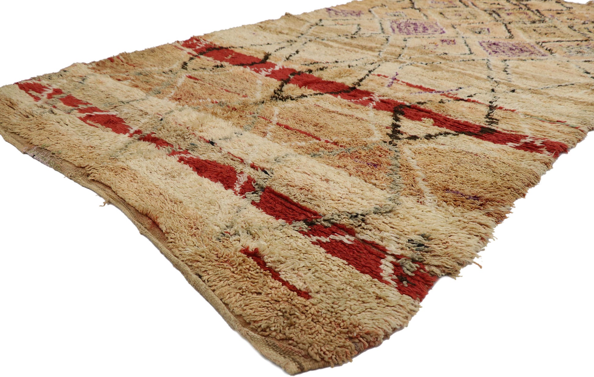 5 x 9 Vintage Boujad Moroccan Rug 21316