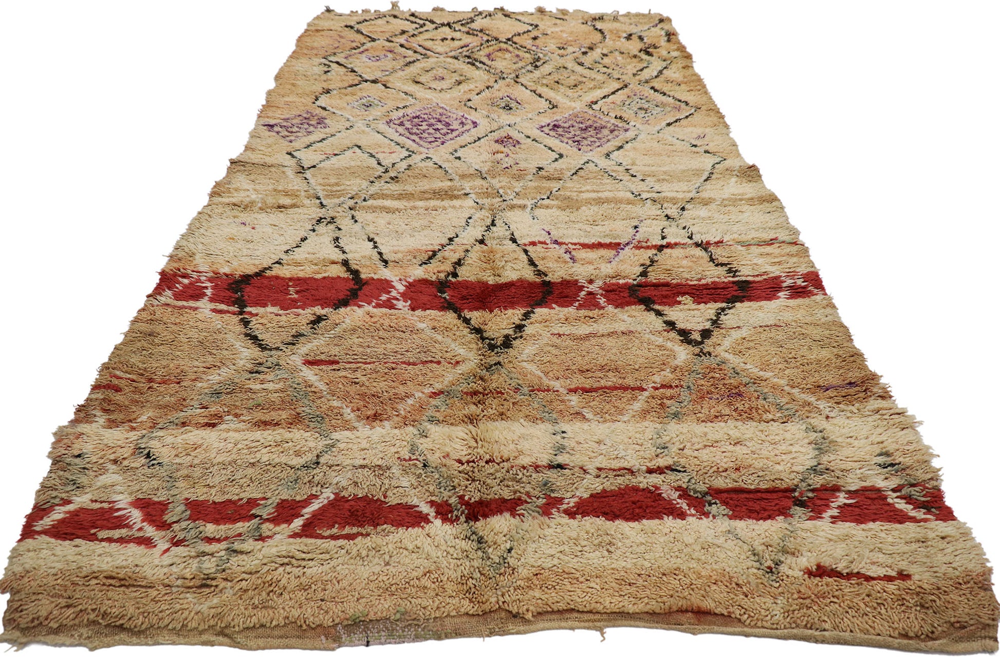 5 x 9 Vintage Boujad Moroccan Rug 21316