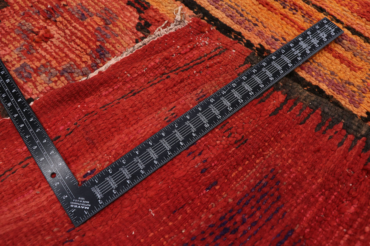 7 x 8 Vintage Red Moroccan Rug 21326