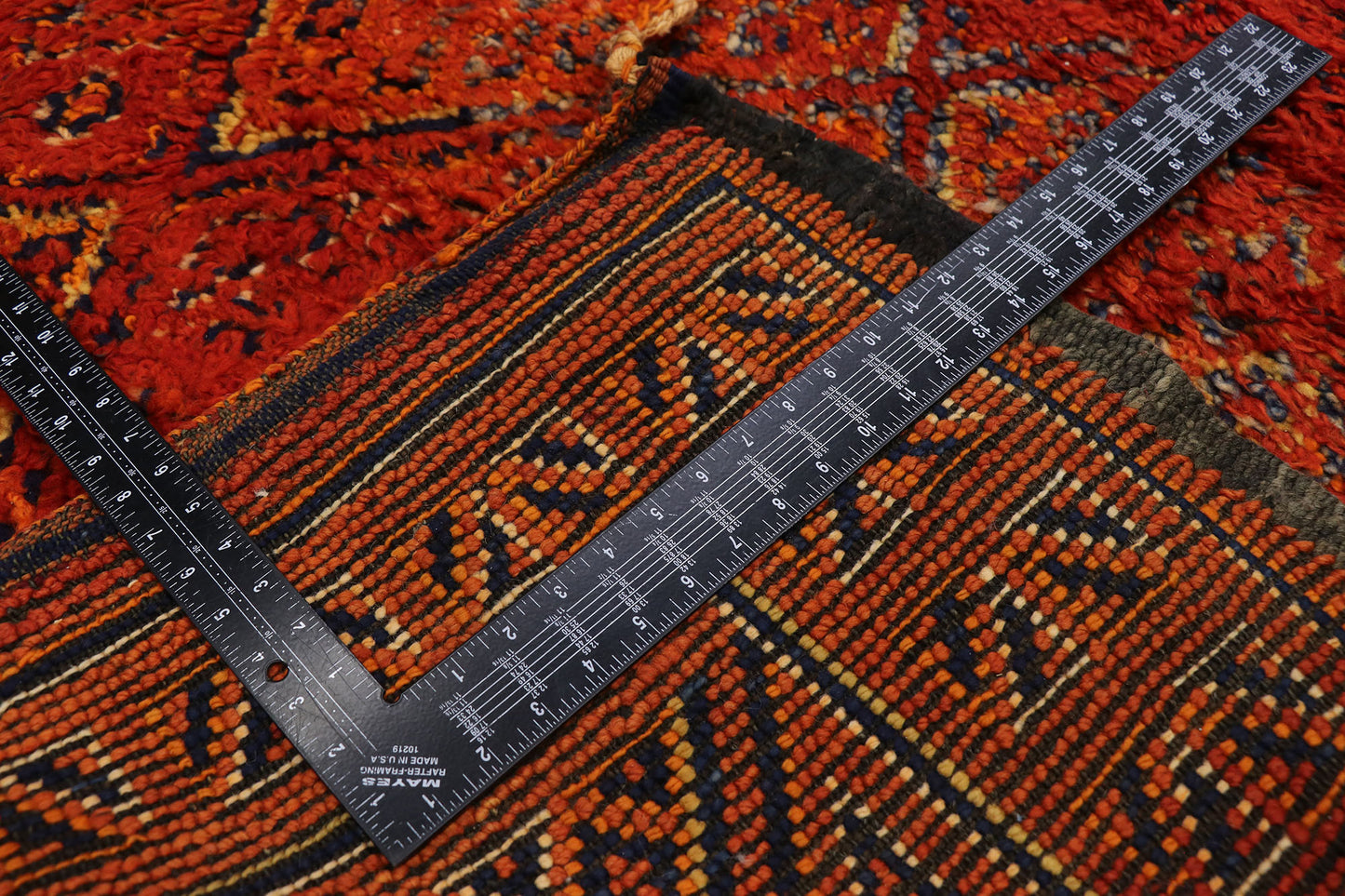 7 x 12 Vintage Red Beni MGuild Moroccan Rug 21333