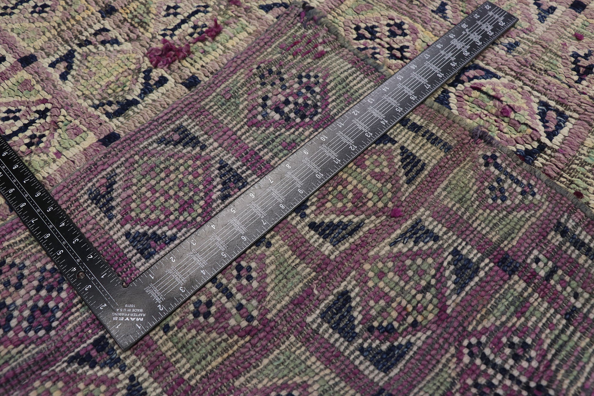 6 x 7 Vintage Purple Moroccan Rug 21341