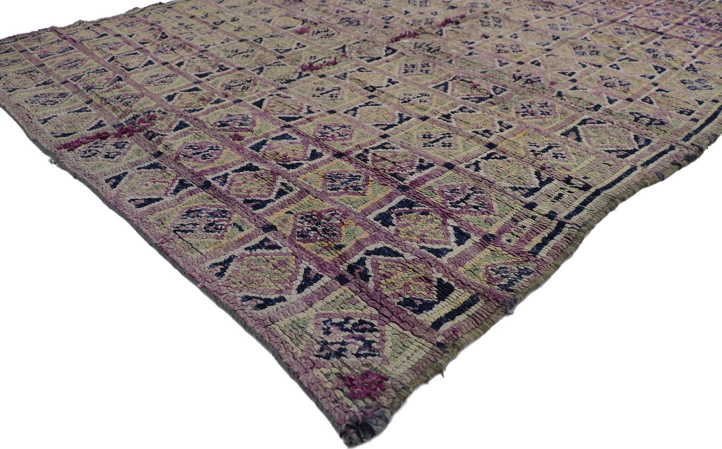 6 x 7 Vintage Purple Moroccan Rug 21341