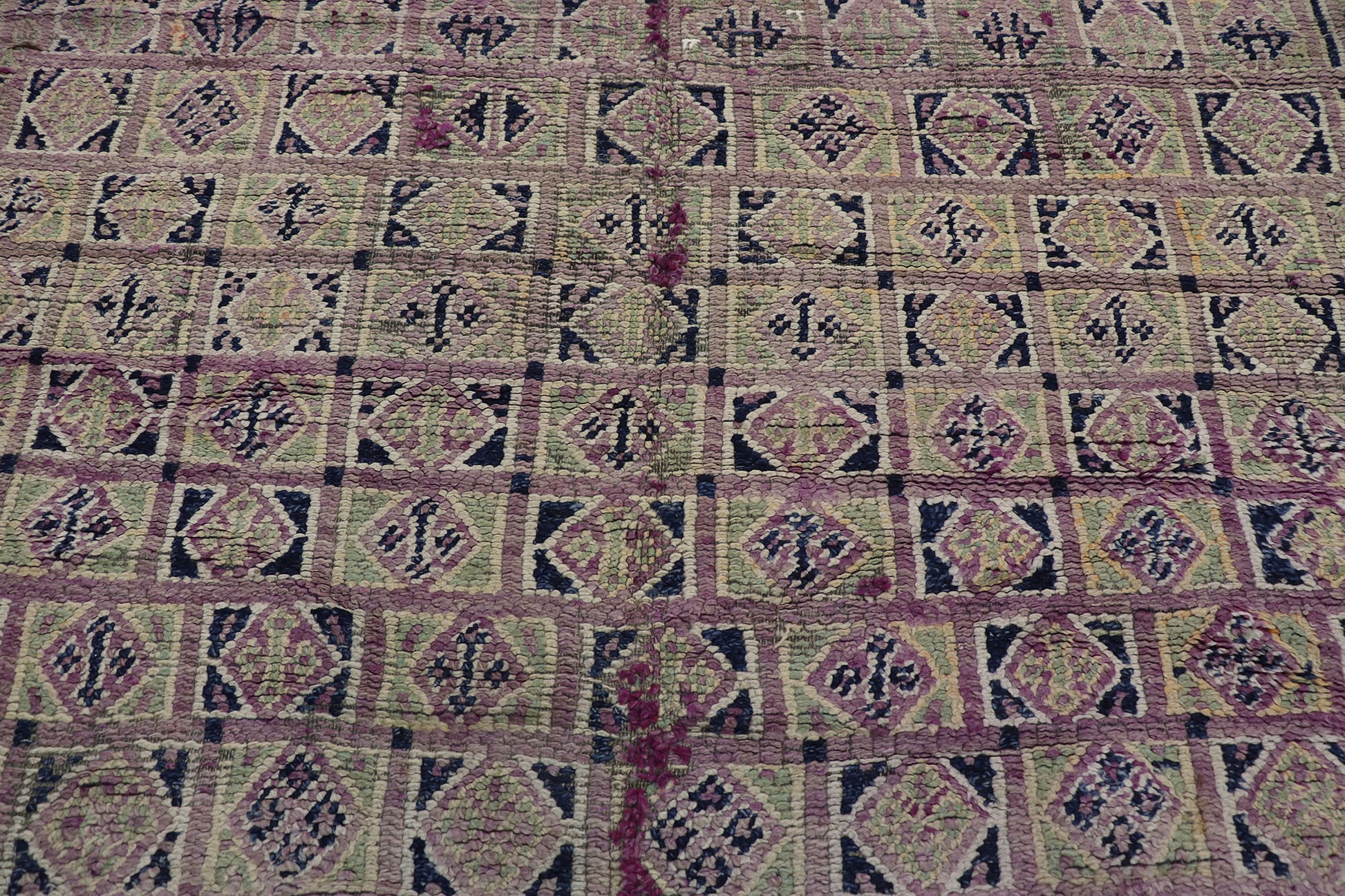 6 x 7 Vintage Purple Moroccan Rug 21341