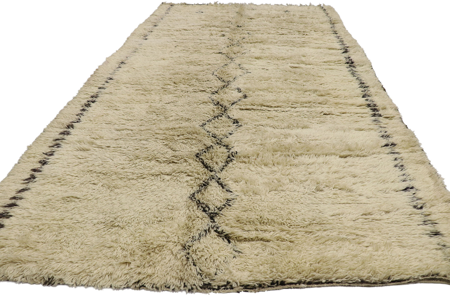 7 x 12 Vintage Moroccan Beni Ourain Rug 21402