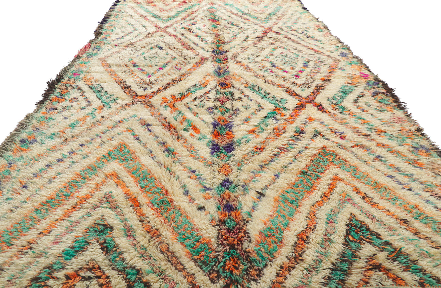 7 x 12 Vintage Beni MGuild Moroccan Rug 21404
