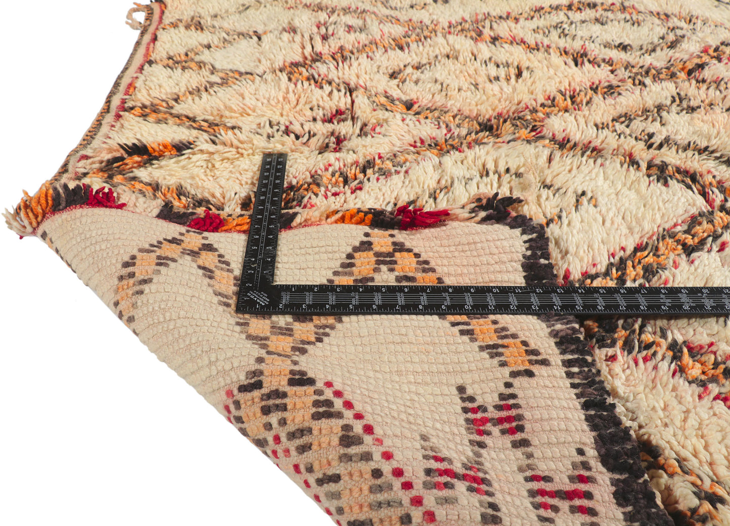 6 x 11 Vintage Moroccan Beni Ourain Rug 21417