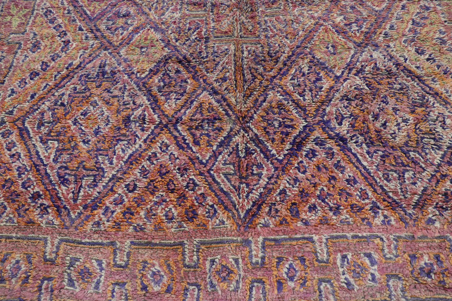 7 x 10 Vintage Beni MGuild Moroccan Rug 21419