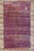 6 x 10 Vintage Purple Moroccan Rug 21424