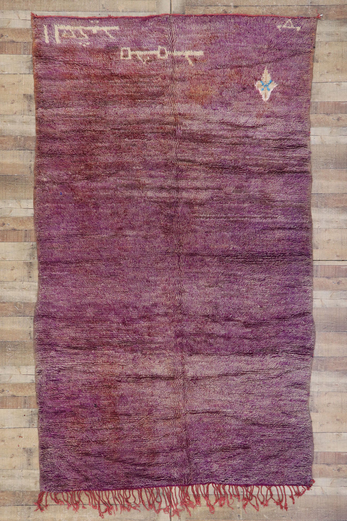 6 x 10 Vintage Purple Moroccan Rug 21424