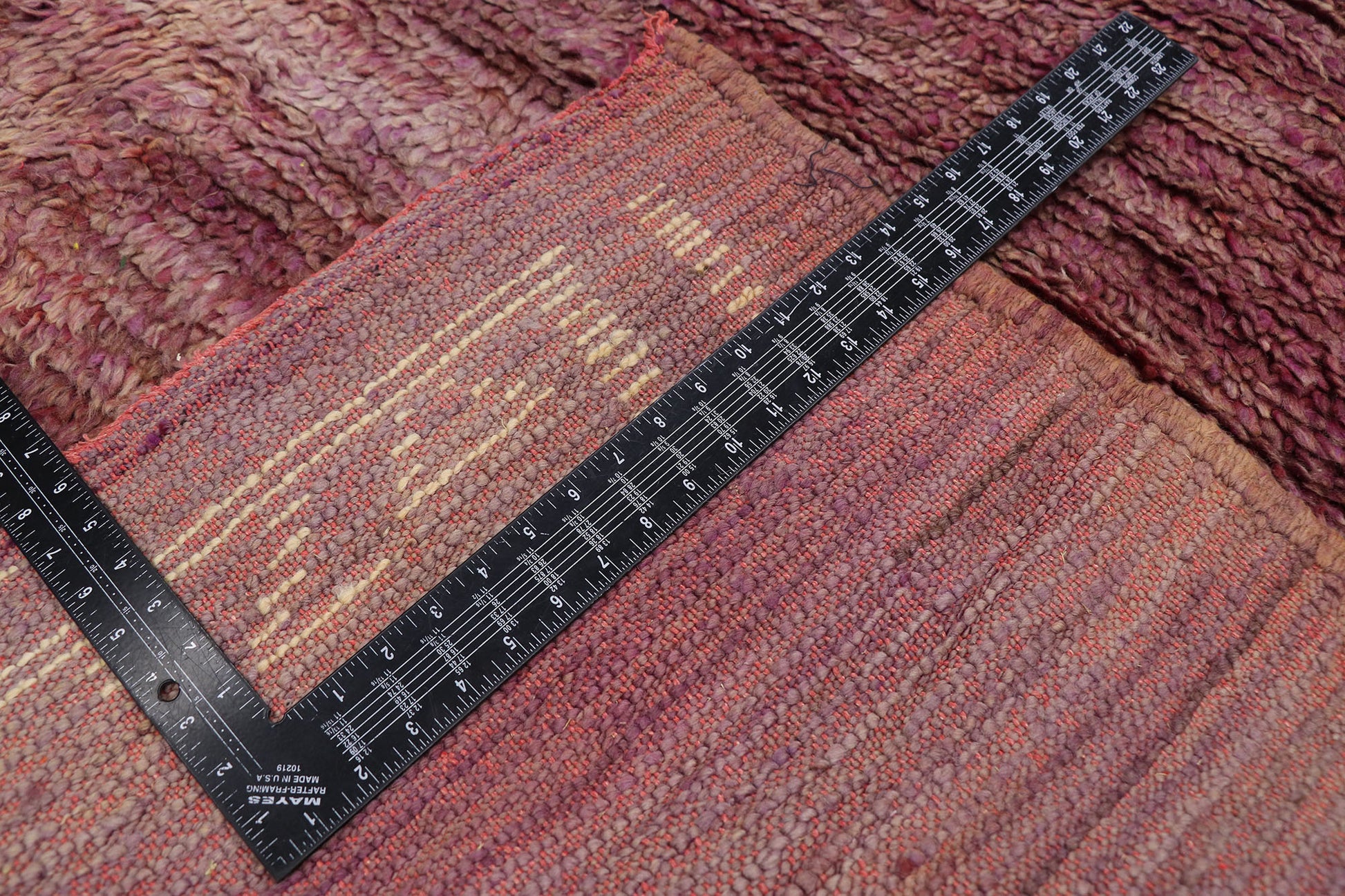 6 x 10 Vintage Purple Moroccan Rug 21424