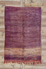 6 x 8 Vintage Purple Beni Mrirt Moroccan Rug 21425