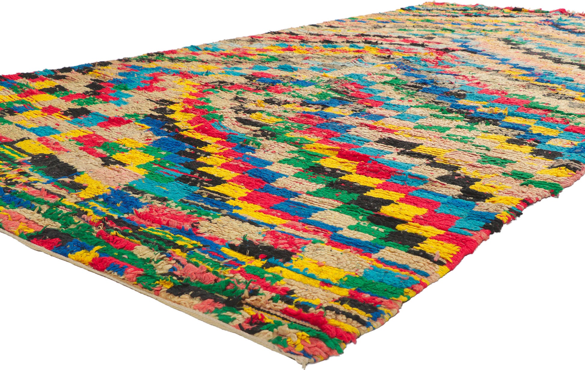 6 x 11 Vintage Moroccan Azilal Rug 21426